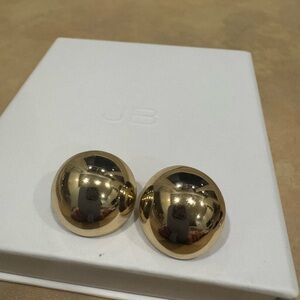 Jenny Bird Shiny Gold Earrings